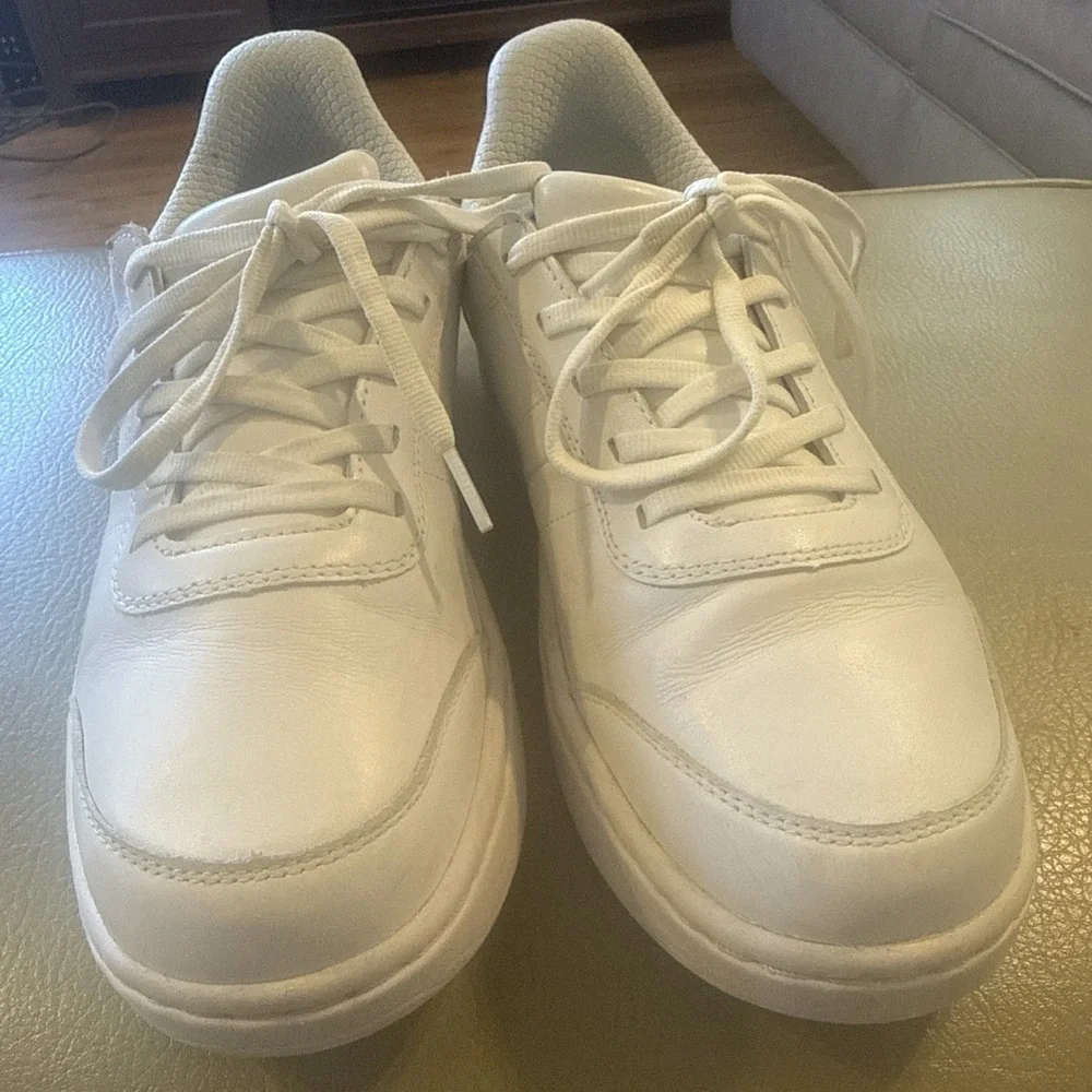 Orthofeet Wander 81104 Women 8.5 Medium White Leather Hands Free Walking Shoes
